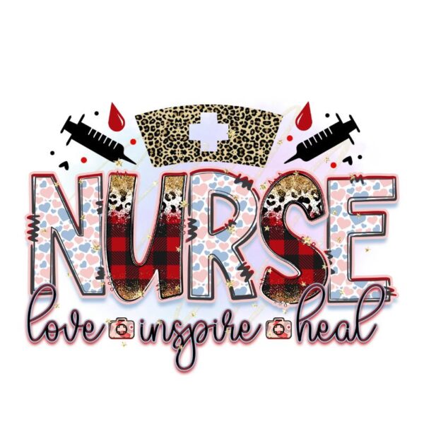 Heat transfers Iron on stickers  nurse cancer 255 for Tshirts Iron on Decal Patches Stickers Clothes Hat Pillows DIY Crafts