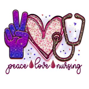 Heat transfers Iron on stickers  nurse cancer 262 for Tshirts Iron on Decal Patches Stickers Clothes Hat Pillows DIY Crafts