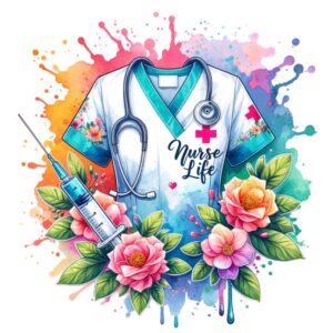 Heat transfers Iron on stickers  nurse cancer 74 for Tshirts Iron on Decal Patches Stickers Clothes Hat Pillows DIY Crafts