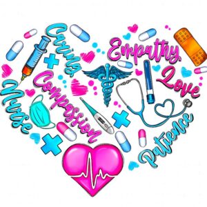 Heat transfers Iron on stickers  nurse cancer 97 for Tshirts Iron on Decal Patches Stickers Clothes Hat Pillows DIY Crafts