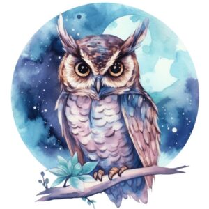 Heat transfers Iron on stickers  owl 10 for Tshirts Iron on Decal Patches Stickers Clothes Hat Pillows DIY Crafts