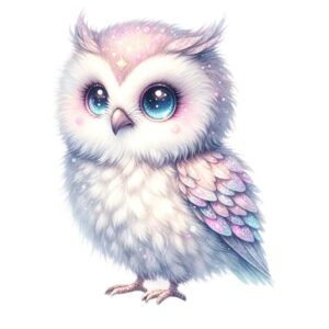 Heat transfers Iron on stickers  owl 104 for Tshirts Iron on Decal Patches Stickers Clothes Hat Pillows DIY Crafts