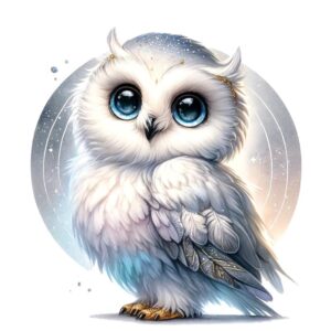 Heat transfers Iron on stickers  owl 119 for Tshirts Iron on Decal Patches Stickers Clothes Hat Pillows DIY Crafts