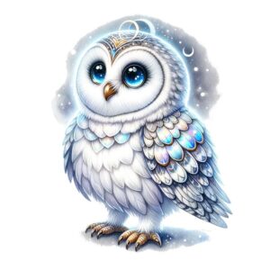 Heat transfers Iron on stickers  owl 122 for Tshirts Iron on Decal Patches Stickers Clothes Hat Pillows DIY Crafts