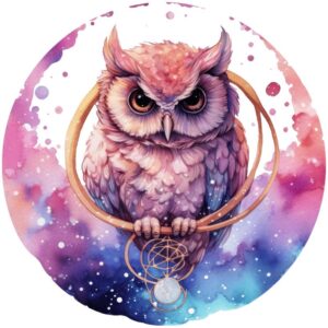 Heat transfers Iron on stickers  owl 13 for Tshirts Iron on Decal Patches Stickers Clothes Hat Pillows DIY Crafts