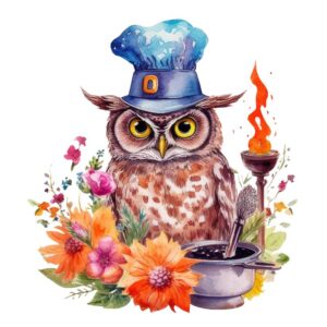 Heat transfers Iron on stickers  owl 15 for Tshirts Iron on Decal Patches Stickers Clothes Hat Pillows DIY Crafts