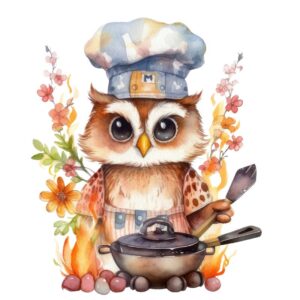 Heat transfers Iron on stickers  owl 18 for Tshirts Iron on Decal Patches Stickers Clothes Hat Pillows DIY Crafts