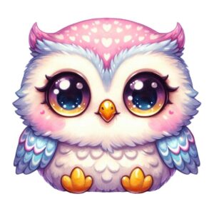 Heat transfers Iron on stickers  owl 2 for Tshirts Iron on Decal Patches Stickers Clothes Hat Pillows DIY Crafts