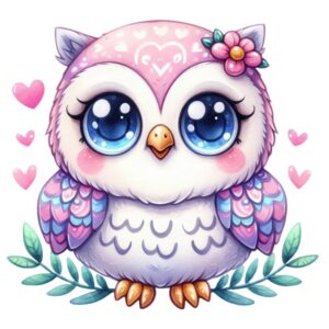 Heat transfers Iron on stickers  owl 3 for Tshirts Iron on Decal Patches Stickers Clothes Hat Pillows DIY Crafts