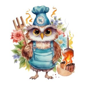 Heat transfers Iron on stickers  owl 30 for Tshirts Iron on Decal Patches Stickers Clothes Hat Pillows DIY Crafts