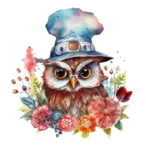 Heat transfers Iron on stickers  owl 40 for Tshirts Iron on Decal Patches Stickers Clothes Hat Pillows DIY Crafts