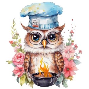 Heat transfers Iron on stickers  owl 41 for Tshirts Iron on Decal Patches Stickers Clothes Hat Pillows DIY Crafts