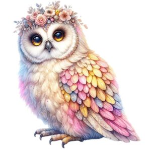 Heat transfers Iron on stickers  owl 97 for Tshirts Iron on Decal Patches Stickers Clothes Hat Pillows DIY Crafts