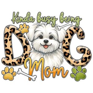 Heat transfers Iron on stickers  pet dog cat mom 103 for Tshirts Iron on Decal Patches Stickers Clothes Hat Pillows DIY Crafts