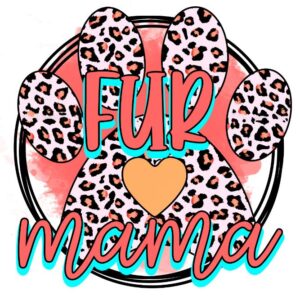 Heat transfers Iron on stickers  pet dog cat mom 106 for Tshirts Iron on Decal Patches Stickers Clothes Hat Pillows DIY Crafts
