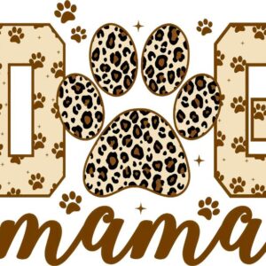 Heat transfers Iron on stickers  pet dog cat mom 113 for Tshirts Iron on Decal Patches Stickers Clothes Hat Pillows DIY Crafts