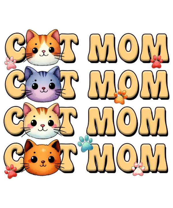 Heat transfers Iron on stickers  pet dog cat mom 118 for Tshirts Iron on Decal Patches Stickers Clothes Hat Pillows DIY Crafts