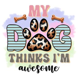 Heat transfers Iron on stickers  pet dog cat mom 124 for Tshirts Iron on Decal Patches Stickers Clothes Hat Pillows DIY Crafts