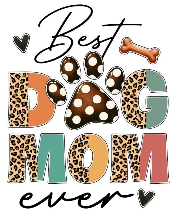 Heat transfers Iron on stickers  pet dog cat mom 130 for Tshirts Iron on Decal Patches Stickers Clothes Hat Pillows DIY Crafts