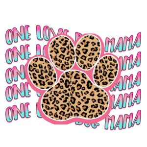 Heat transfers Iron on stickers  pet dog cat mom 134 for Tshirts Iron on Decal Patches Stickers Clothes Hat Pillows DIY Crafts