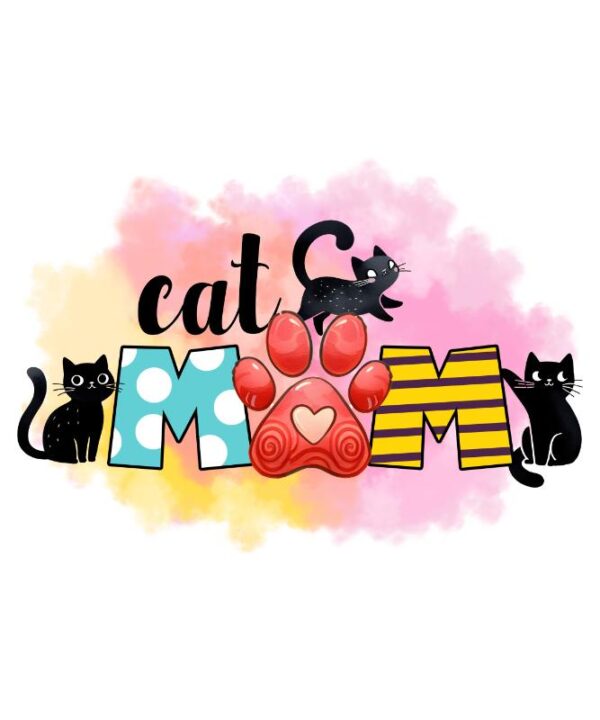 Heat transfers Iron on stickers  pet dog cat mom 148 for Tshirts Iron on Decal Patches Stickers Clothes Hat Pillows DIY Crafts