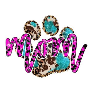 Heat transfers Iron on stickers  pet dog cat mom 15 for Tshirts Iron on Decal Patches Stickers Clothes Hat Pillows DIY Crafts