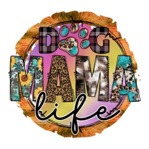 Heat transfers Iron on stickers  pet dog cat mom 152 for Tshirts Iron on Decal Patches Stickers Clothes Hat Pillows DIY Crafts