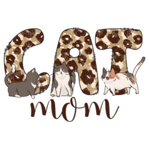 Heat transfers Iron on stickers  pet dog cat mom 160 for Tshirts Iron on Decal Patches Stickers Clothes Hat Pillows DIY Crafts