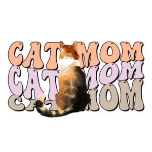 Heat transfers Iron on stickers  pet dog cat mom 178 for Tshirts Iron on Decal Patches Stickers Clothes Hat Pillows DIY Crafts