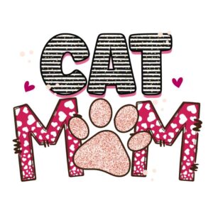 Heat transfers Iron on stickers  pet dog cat mom 180 for Tshirts Iron on Decal Patches Stickers Clothes Hat Pillows DIY Crafts