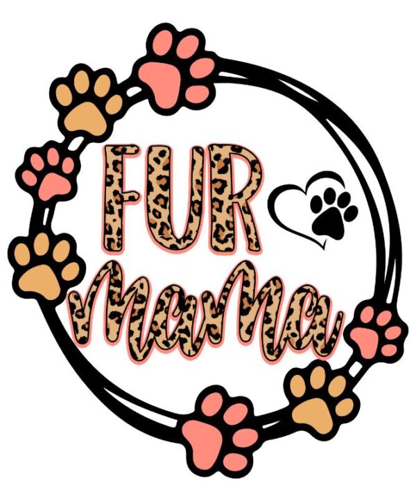 Heat transfers Iron on stickers  pet dog cat mom 183 for Tshirts Iron on Decal Patches Stickers Clothes Hat Pillows DIY Crafts
