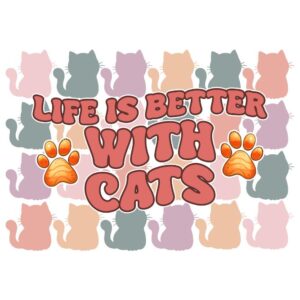 Heat transfers Iron on stickers  pet dog cat mom 202 for Tshirts Iron on Decal Patches Stickers Clothes Hat Pillows DIY Crafts