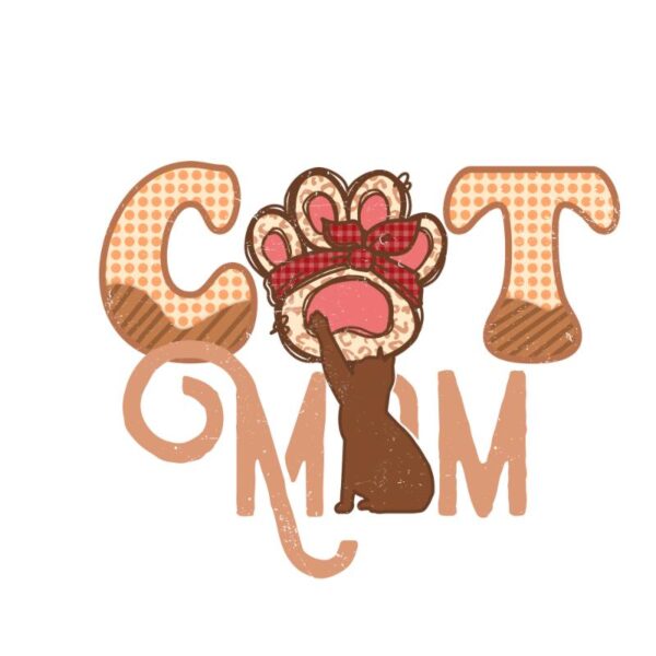 Heat transfers Iron on stickers  pet dog cat mom 204 for Tshirts Iron on Decal Patches Stickers Clothes Hat Pillows DIY Crafts