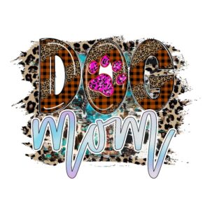 Heat transfers Iron on stickers  pet dog cat mom 29 for Tshirts Iron on Decal Patches Stickers Clothes Hat Pillows DIY Crafts