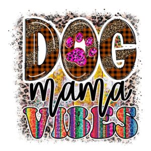 Heat transfers Iron on stickers  pet dog cat mom 39 for Tshirts Iron on Decal Patches Stickers Clothes Hat Pillows DIY Crafts