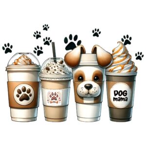 Heat transfers Iron on stickers  pet dog cat mom 49 for Tshirts Iron on Decal Patches Stickers Clothes Hat Pillows DIY Crafts
