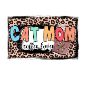 Heat transfers Iron on stickers  pet dog cat mom 89 for Tshirts Iron on Decal Patches Stickers Clothes Hat Pillows DIY Crafts