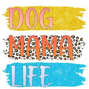 Heat transfers Iron on stickers  pet dog cat mom 9 for Tshirts Iron on Decal Patches Stickers Clothes Hat Pillows DIY Crafts