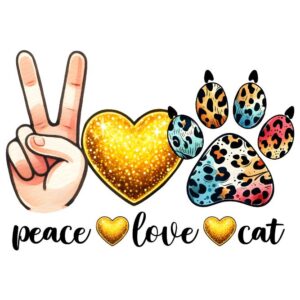 Heat transfers Iron on stickers  pet dog cat mom 92 for Tshirts Iron on Decal Patches Stickers Clothes Hat Pillows DIY Crafts