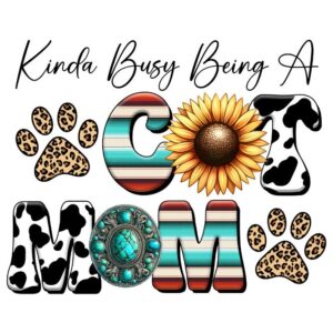 Heat transfers Iron on stickers  pet dog cat mom 93 for Tshirts Iron on Decal Patches Stickers Clothes Hat Pillows DIY Crafts
