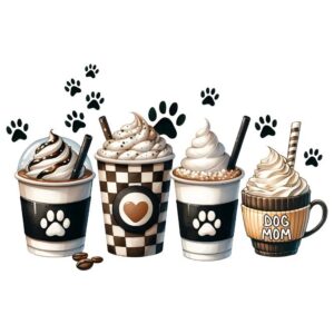 Heat transfers Iron on stickers  pet dog cat mom 98 for Tshirts Iron on Decal Patches Stickers Clothes Hat Pillows DIY Crafts