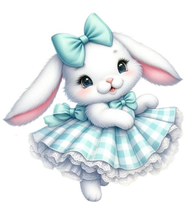 Heat transfers Iron on stickers  rabbit bunny easter 12 for Tshirts Iron on Decal Patches Stickers Clothes Hat Pillows DIY Crafts