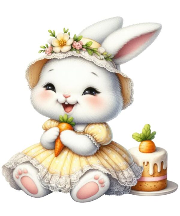 Heat transfers Iron on stickers  rabbit bunny easter 17 for Tshirts Iron on Decal Patches Stickers Clothes Hat Pillows DIY Crafts