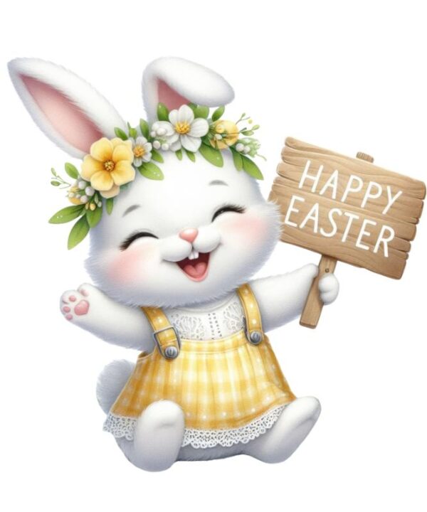 Heat transfers Iron on stickers  rabbit bunny easter 30 for Tshirts Iron on Decal Patches Stickers Clothes Hat Pillows DIY Crafts