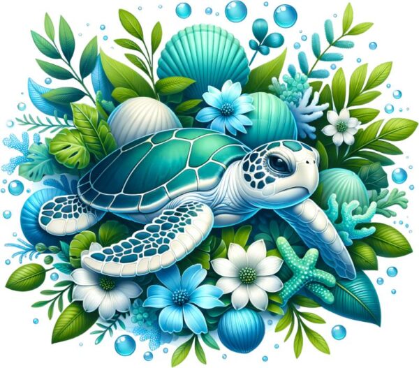 Heat transfers Iron on stickers  sea turtle 100 for Tshirts Iron on Decal Patches Stickers Clothes Hat Pillows DIY Crafts