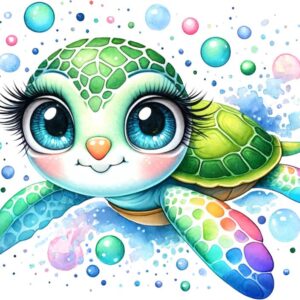 Heat transfers Iron on stickers  sea turtle 102 for Tshirts Iron on Decal Patches Stickers Clothes Hat Pillows DIY Crafts