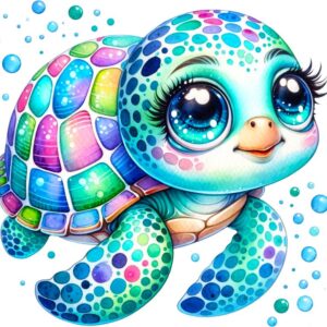 Heat transfers Iron on stickers  sea turtle 108 for Tshirts Iron on Decal Patches Stickers Clothes Hat Pillows DIY Crafts