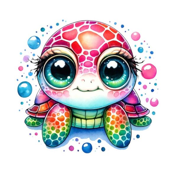 Heat transfers Iron on stickers  sea turtle 11 for Tshirts Iron on Decal Patches Stickers Clothes Hat Pillows DIY Crafts