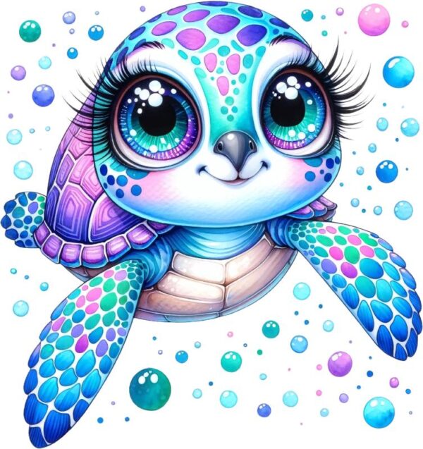Heat transfers Iron on stickers  sea turtle 110 for Tshirts Iron on Decal Patches Stickers Clothes Hat Pillows DIY Crafts