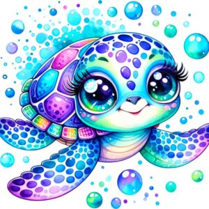 Heat transfers Iron on stickers  sea turtle 113 for Tshirts Iron on Decal Patches Stickers Clothes Hat Pillows DIY Crafts